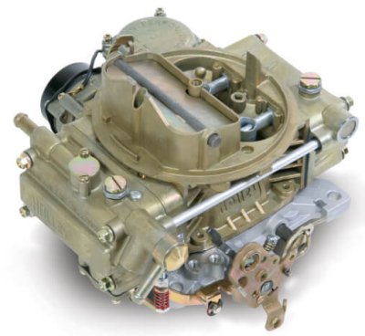 600 CFM STOCK REPLACEMENT CARBURETOR Gold Dichromate