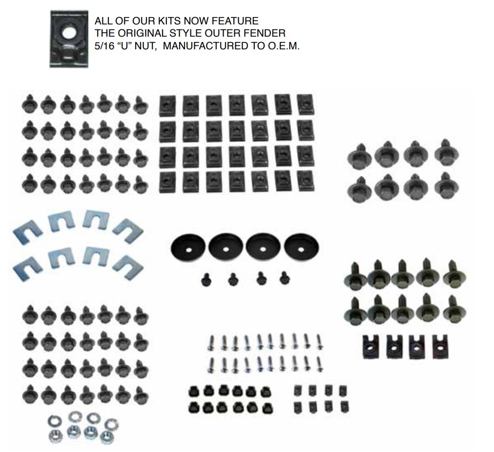 FRONT END FASTENER KITS