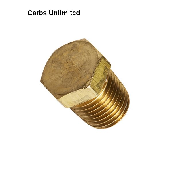 BRASS FITTING Pipe Plug 1/4