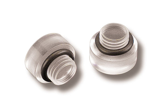 Holley Clear View Sight Plugs (PAIR)