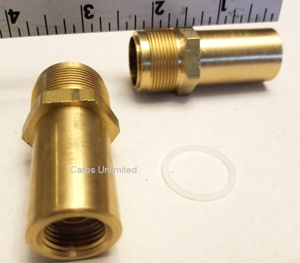Brass Fuel Inlet Fitting 1in 20 Threads