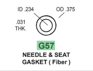 Needle & Seat Gasket