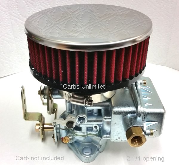 Mr Gasket 4354 Round Steel 4" Air Cleaner Assembly fits 1/2 Barrel Carburetors