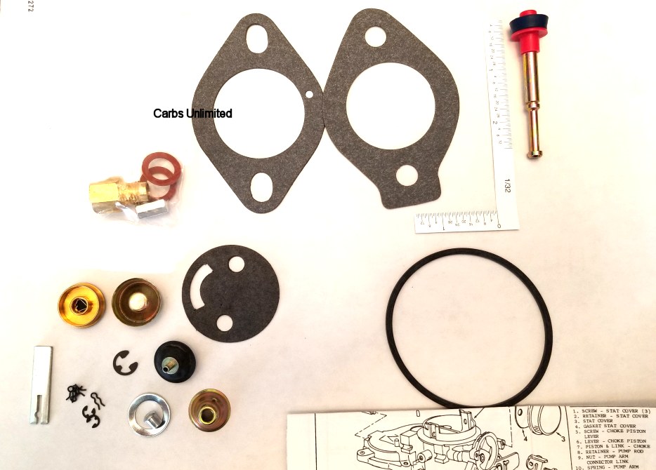 Carb Rebuild Kit - Carter 1 RBS