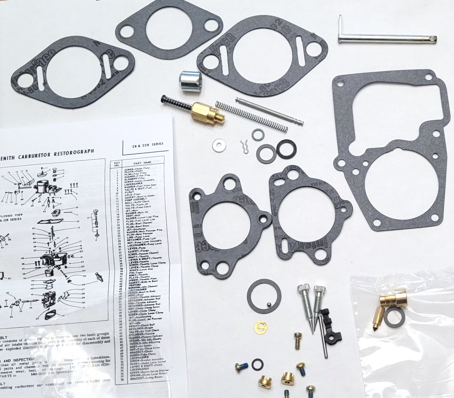 Zenith Fuel Systems Rebuild Kit