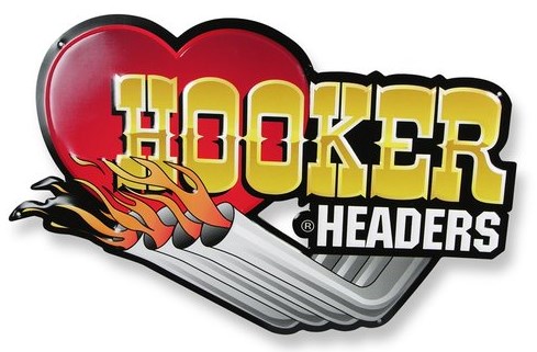HOOKER HEADERS METAL SIGN