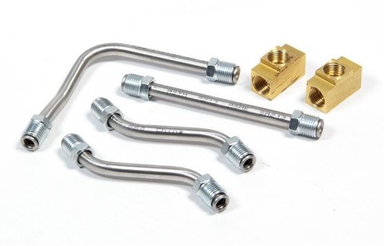 FUEL LINE KIT - 3X2 CARB SET-UP (Holley Brand)