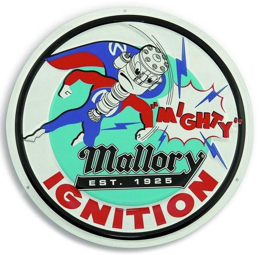 MALLORY MAN METAL SIGN