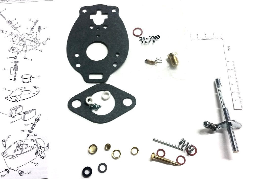 Marvel-Schebler Rebuild Kit w/ Throttle Shaft