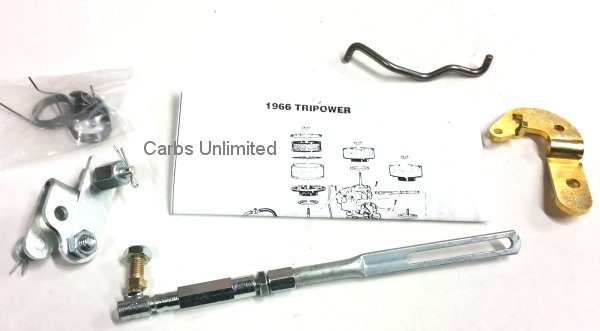 Pontiac Tripower Accelerator linkage kit