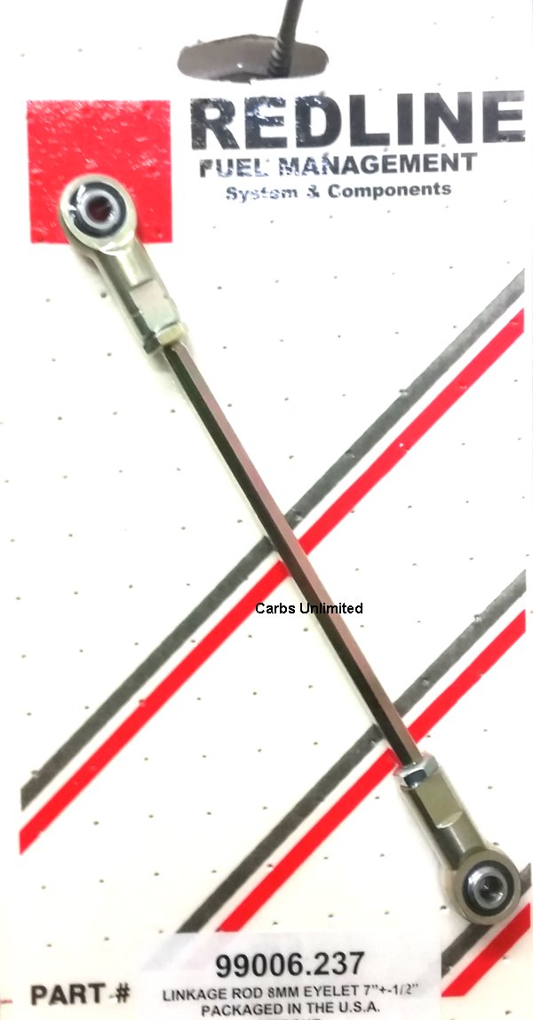 Adjustable Linkage Rod 8mm(5/16) Eyelet Metal Ends 6 1/2 -  7 1/2