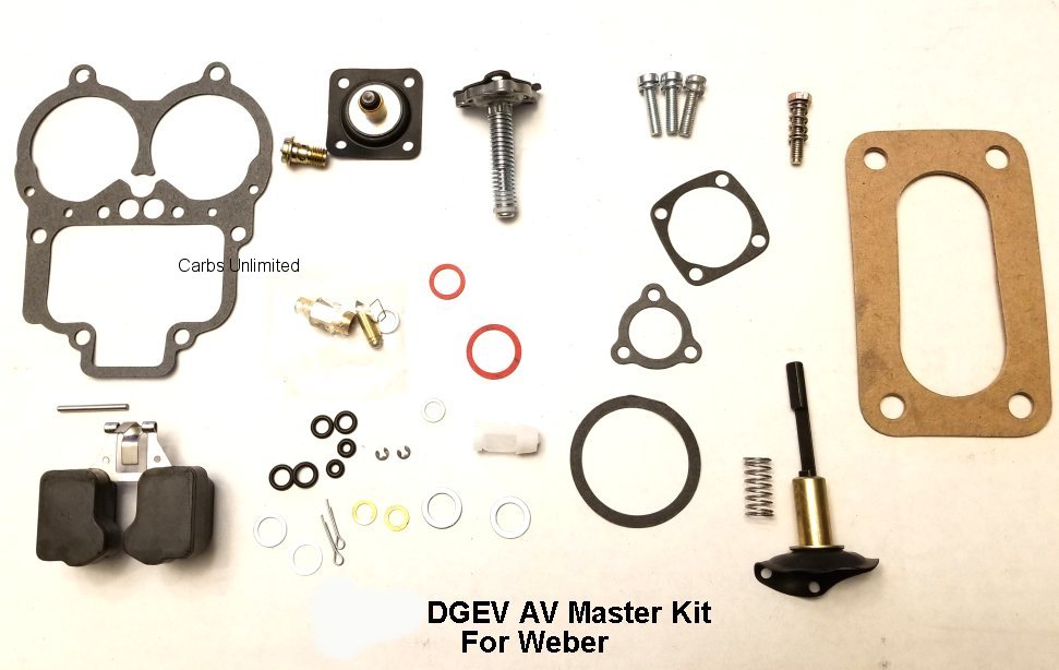 Carb Kit fits Weber 32/36 DGEV DGV DGAV w/power valve Master Kit