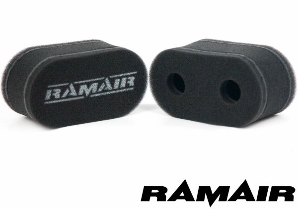 Ramair Carb Air Filters With Baseplate Weber 40 IDF 25mm Bolt On 