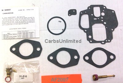 Classic Carburetor Kit - Carter AS