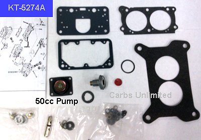 CARB KIT Holley 2 500 CFM