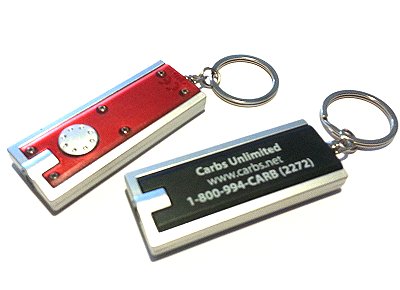 Carbs Unlimited LED Light Key Chain