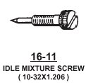 Idle Mixture Screw - Carter WCFB (Pair)