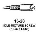 Idle Screw - (pair)