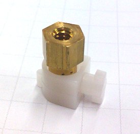 Brass Hex Nut - Manuel  Choke Motorcraft 2