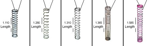 Five Power Piston Spring Set