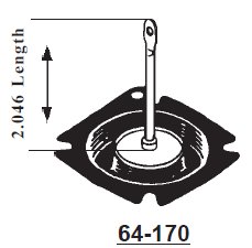 Secondary Diaphragm Assy fits Holley