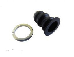 Rubber Accelerator Boot Quadrajet w/retainer ring