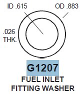 Fuel Inlet Gasket