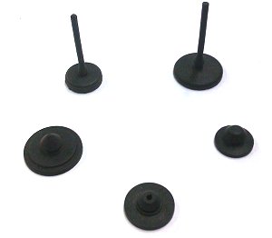 5 Rubber Vents assortment