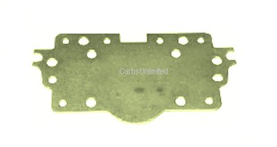 Holley sec metering Back-up Plate