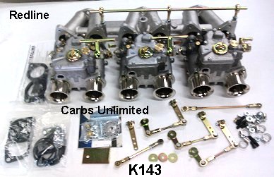 TRIUMPH triple Weber 40 DCOE kit