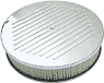 Aluminum Ball Milled Air Cleaner 14in x 3 air cleaner