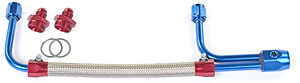 Holley-Style Dual Feed Fuel Line Kit