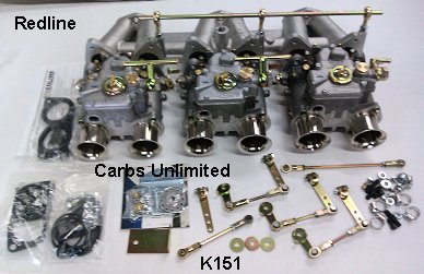 TRIUMPH Triplle Weber Conversion kit