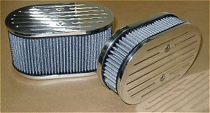 DCOE NON Polished Billet  Air Filter 2 1/2 Tall