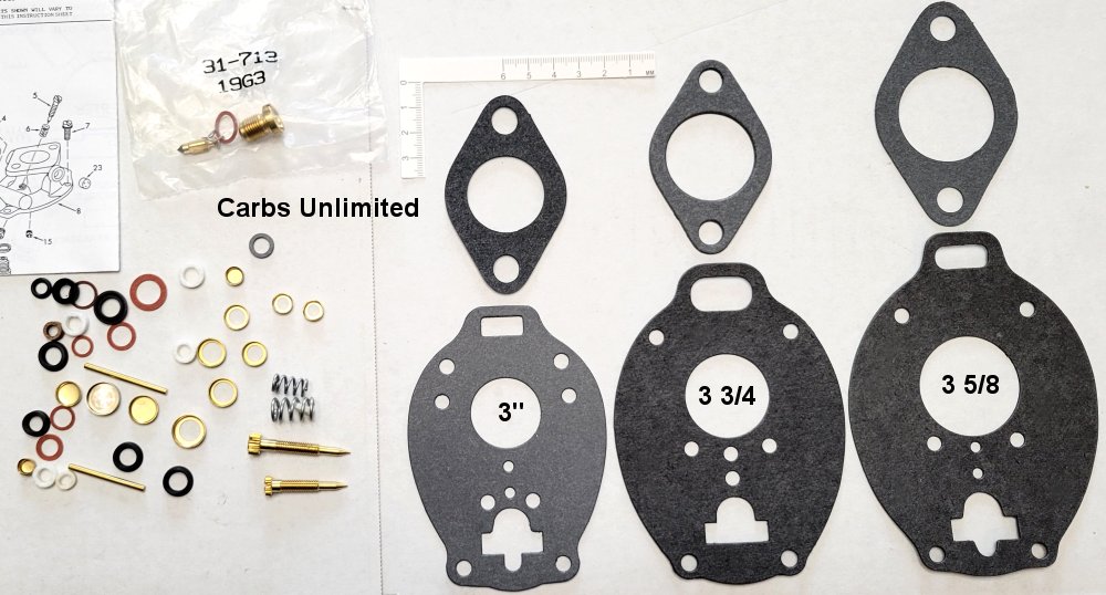 Rebuild Kits Marvel-Schebler Carburetors
