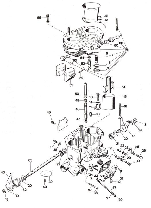 Weber 48 IDF Diagram