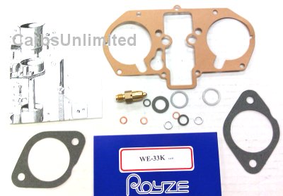 thumbnail interactive-video image 1 of PMX Weber 40IDA/46IDA Carburetor Repair Tune-Up Kit – 3 Barrel, Porsche 1 of 6